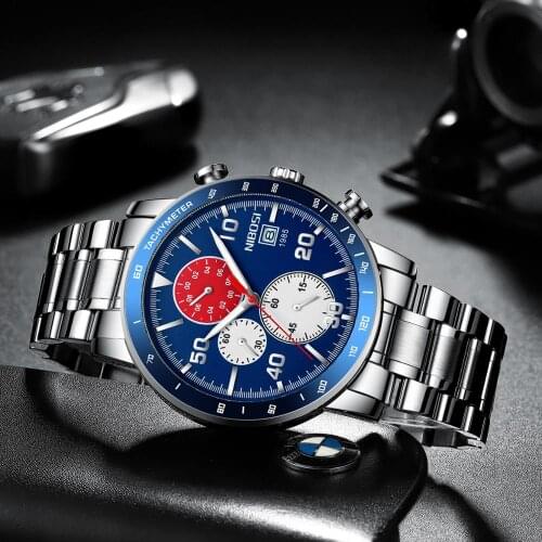 NIBOSI 2020 Watch Man Wrist Watch Custom Design Sports Waterproof Creative Male Watches Relogio Masculino