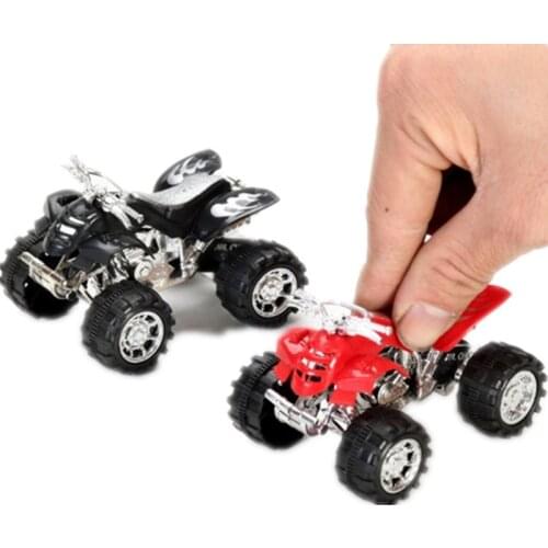 Fancy Children Toy Car Simulation Small Motorbike Kid Early Education Puzzle Pull Back Four-wheel Motorbike Toys For Kid Gift