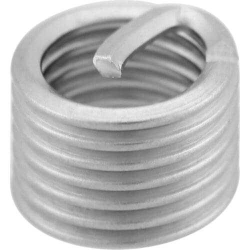 100Pcs/Lot 304 Stainless Steel Wire Thread Inserts Screw Coiled Wire Sleeve Thread Repair Insert Assortment Kit M6x1.0x1.5D New