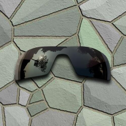 Grey Black Sunglasses Polarized Replacement Lenses for Oakley Oil Rig