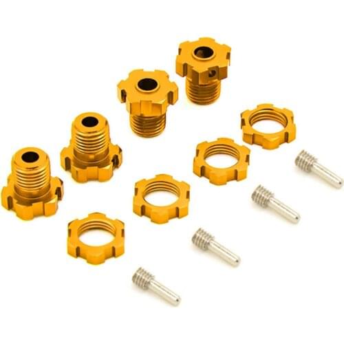 17MM Splined Wheel Hub Wheel Hex Coupling for 1/10 Traxxas E-Revo/E-Maxx/Summit/T-Maxx RC Car Accessories Kits