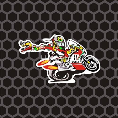 Reflective Car Stickers for GP Racing Rossi Viehicle Motorcycle Trucks Vans SUV Laptops Car Styling Decals