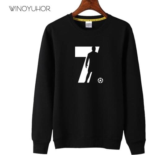 Ronaldo CR7 Boys Tops Sports Clothing Spring Autumn Casual O-neck Long Sleeve Sweatshirt For Baby Girls Football Pullovers