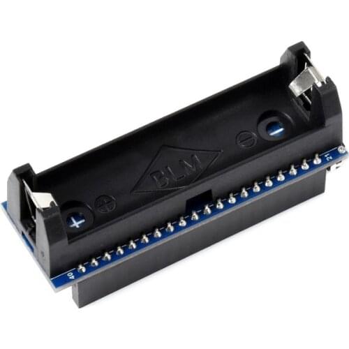 Raspberry Pi 4 18650 UPS Power Supply with RTC Coulometer Pro Power Adapter with Two USB Port for RPI 4 Model B/3B+/3B