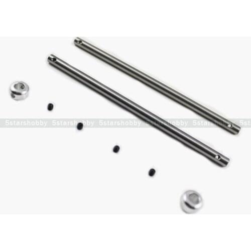 2Pcs 111mm Metal Main Rotor Shaft for TREX 450 DFC 450L 480 Helicopter