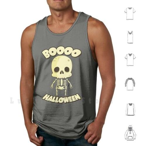 Halloween Funny Scary Skeleton Monster Boo Kids Toddler Costumes Shirt tank tops vest 100% Cotton Dracula Frankenstein Monster