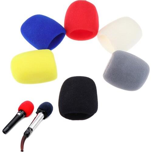 10Pcs High Quality Universal Microphone Sponge Foam Cover For Home Karaoke Microphone Sponge Filter Wind Shield