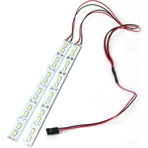 24 Leds Chassis Light Aluminum LED Strip 6V for 1/10 1/8 RC Car Crawler Buggy