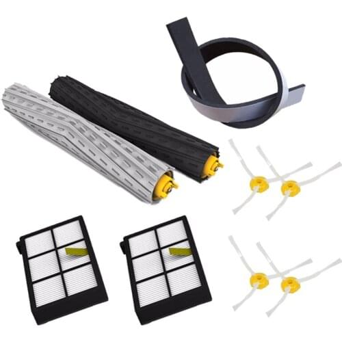 9Pcs/lot Replacement Kit for irobot roomba parts brush dust hepa filter Crash bar for roomba 800 870 880 980 vacuum cleaner Robo
