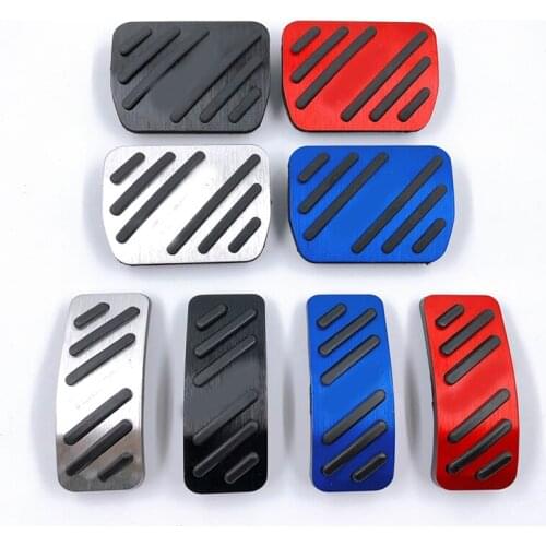 Car Throttle Brake Pedals Without Punching Interior Modification Accessories Aluminum Alloy Anti-skid Pedals for Ford Territory