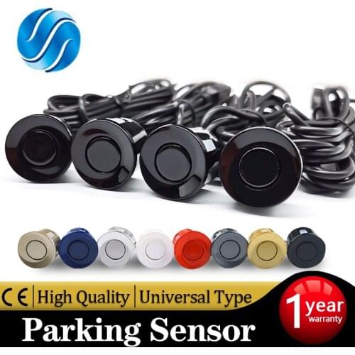 Hippcron 4 Pieces Sensors Parking Sensor 22mm Black Red Blue Gold Grey Silver Champagne Gold / White Color Car Reverse Probe