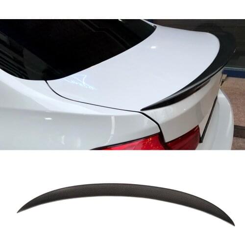 Carbon fiber rear spoiler Boot lip wings for BMW 3 Series F30 F80 M3 320i 328i 335i 326D 2012-2018 P Style Spoiler