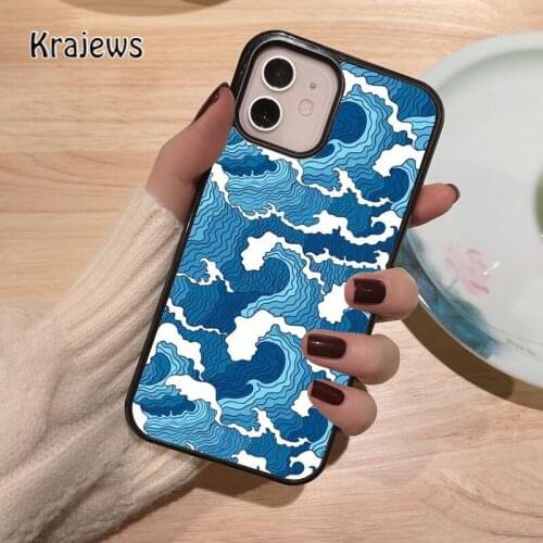 Krajews Ride the wave coque Phone Case for iPhone 12 mini 5 6S 7 8 PLUS X XS XR 11 PRO MAX SE 2020 Back Cover Funda Shell