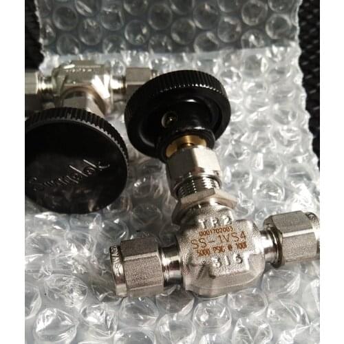 For Swagelok SS-1VS4 needle valve 316 high pressure V valve 1/4 ferrule