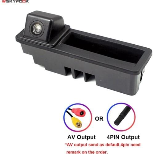Car Special Trunk Handle Rear Camera For Audi A3 A4 A6 A6L S5 Q7 2011 2012 2013 Reverse Parking Camera