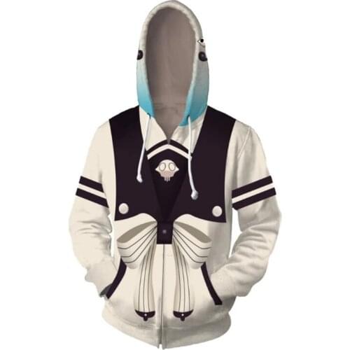 Anime Toilet Bound Jibaku Shounen Hanako Kun Cosplay Costumes Nene Yashiro Hoodies Sweatshirts Zip Jacket Costumes For Men CS203