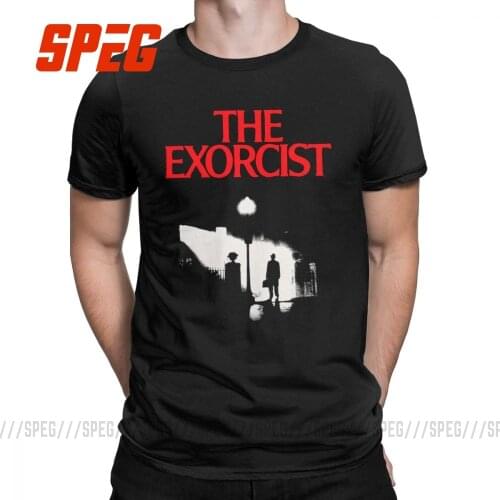The Exorcist Halloween Devil Mens T Shirt Funny Tee Shirt Short Sleeve Crewneck T-Shirts Pure Cotton Plus Size Tops
