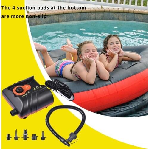 12V Intelligent Paddle Board Pump Mini16PSI Car SUP Air Pump Swim Ring Kayak Electric Inflatable Pump For Inflatable Beds Boats
