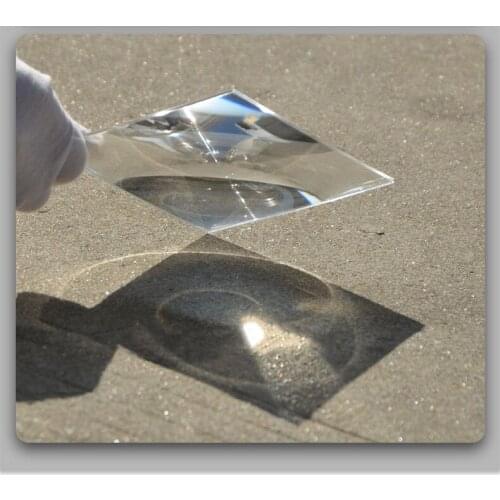 104x104mm Optical Acrylic Plastic Fresnel Lens Focal Length 50mm 55mm Magnifier Advertising Lights Traffic Lights Projectors