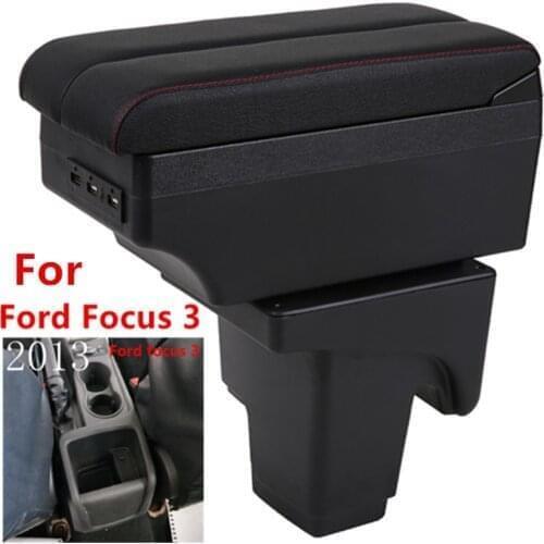 Armrest Box For Ford focus 3 mk3 central Store content with USB