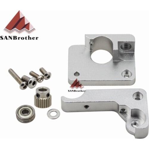 MK10 Remote Direct Extruder Aluminum Part Extrusion 1.75mm Right Left Hand Arm Full Metal Bowden 3D Printers Parts Aluminium