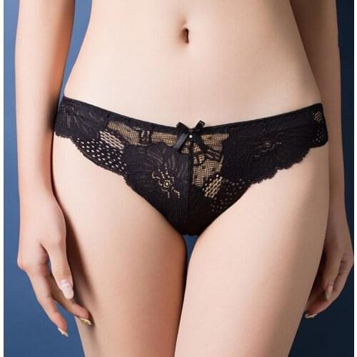 Sexy Panties Women Girls Lace Briefs Underwear for Woman Comfort Cotton Nylon Underpants Solid Color Lingerie Female Lady Panty