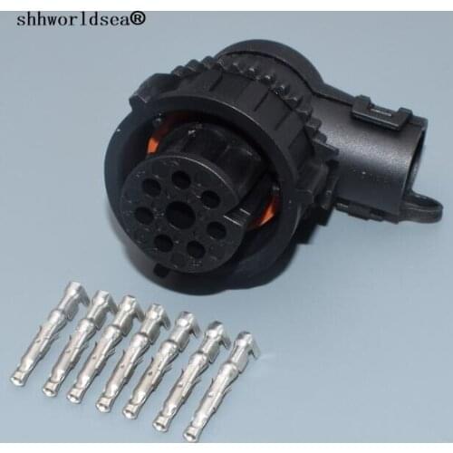 Shhworldsea 7pin 3.5mm round female plug electrical waterproof auto sensor car oil exploration railway connector