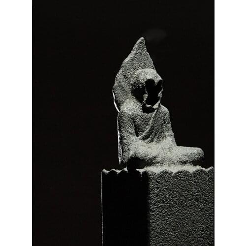 Buddha Statue Granite Sculpture Handmade Carved Meditation Figure Home Decoration Crafts Creative Culture Collection Gifts