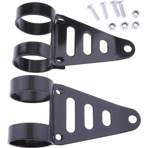 Heavy Duty Metal Head Light Spot Light Fork Mounting Bracket For Yamaha Motorcycle Metal Motorcycle Headlight Bracket