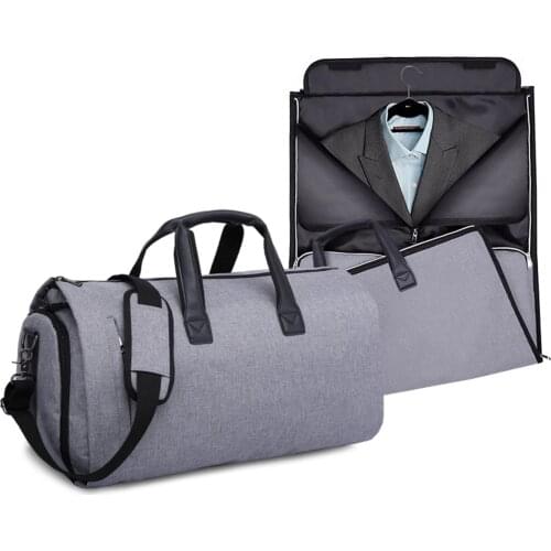 Large Capacity Travel Bag Men Waterproof Duffle Bag Multifunctional Shoulder Bag Suit Storage Hand Luggage Bag with Shoes Pouc