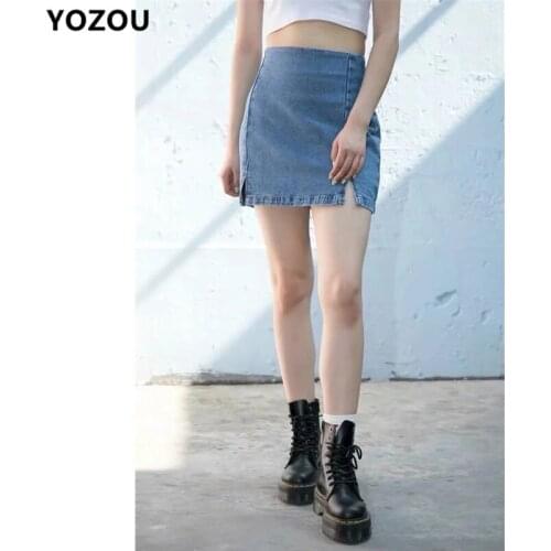 Женские юбки джинсовые YOZOU China At AliExpress
