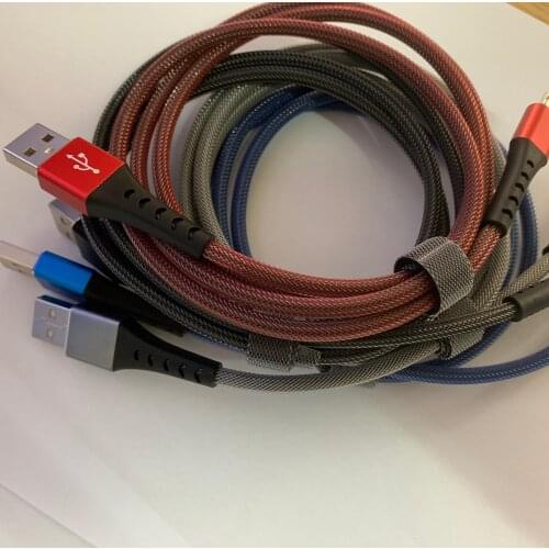 200pcs 1M 2A Fast Charging Type C USB C USB Data Sync Cable for Samsung S8 S9 S10 Huawei LG