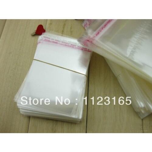 22*33cm 100pcs/lot, Self Adhesive Seal OPP bag All Clear bookmark dustfree packing pouch self-sealed Jewelry packing fabric sack