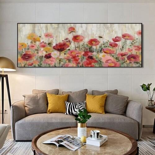 Abstract Flowers Oil Painting Canvas Paintings Wall Art Prints Poster Living Room Decor Decorative Paintings Wall Home Decor
