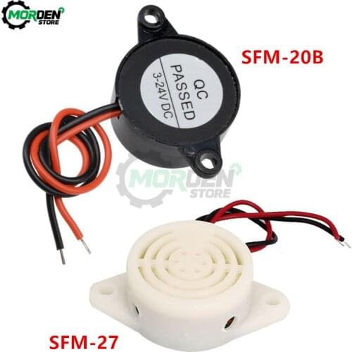 3-24V 12V Electronic Buzzer Beep Alarm Continuous Beep for Arduino SFM-27 SFM-20B