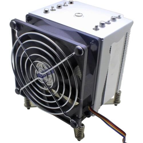 3U 4U Server CPU Cooler 9225 Cooling Fan 5 Heat Pipe heatsink For Intel Xeon LGA 2011 2066 Industrial workstation Computer