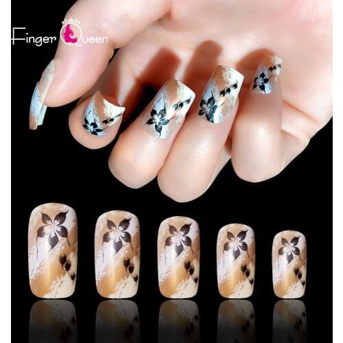 24pcs Box White Nails Things Square Nail Tips Material Acrylic For Fake Forms Slear Tips Coffin Stiletto Tips Beauty School