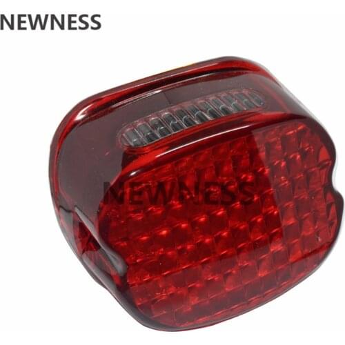 Motorcycle Taillight LED StopTail Light Brake License Lamp For Harley Electra Glide Sportster Road King XL 883 1200 1999-07