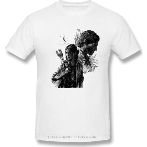 New Summer Cool T-Shirt Cotton The Last of Us Joel Ellie Sarah Game Ofertas Men TShirt