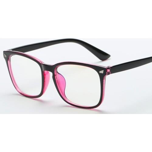 2020 Fashion unisex Square glasses plain glasses full frame glasses for men and women radiation protection Optical glasses