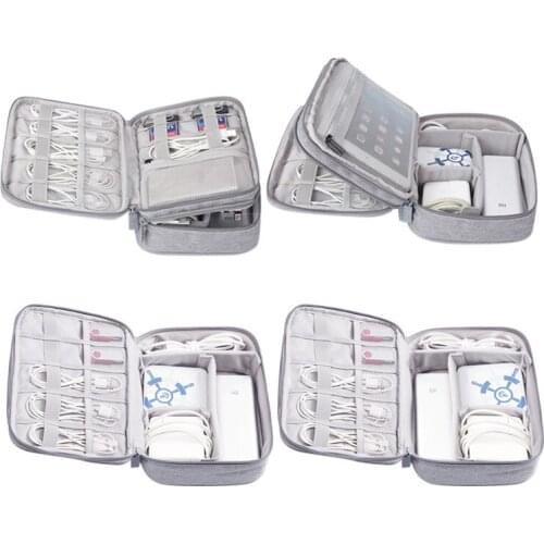 Electronics Organizer Travel Gadget Accessories Storage Bag for USB Cables, Chargers, Hard Disk,Power Bank, SD Card