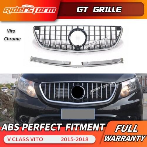 For mercedez benz Vito Grill GT Grille For VITO Racing grill Vito front grille front bumper 2015-2018 year
