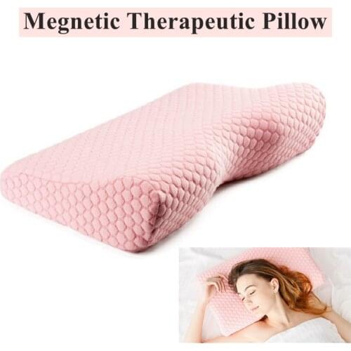 Contour Memory Foam Pillow Orthopedic Magnetic Therapeutic Deep Sleeping Pillow Cushion Ergonomic Cervical Pillows for Neck Pain