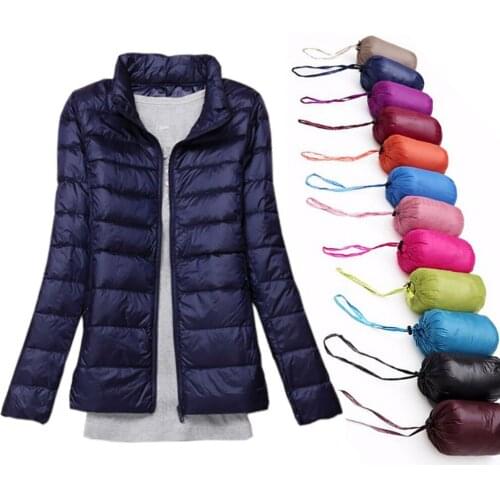 Womens Down Jackets Plus Coats Female Hooded Parka Ultra Light Duck Down Women Lightweight Coat Warm Female Windbreaker Parka