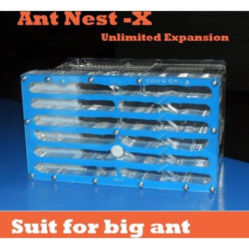 19.6*11.2*3cm ant nest expansion section X,ant farm acryl, insect ant nests villa new pet advanced mania for house ants