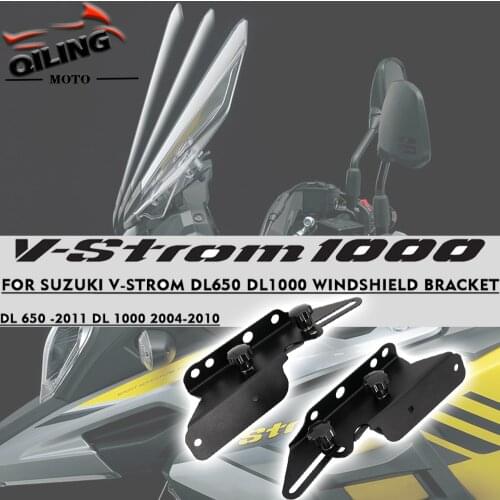 Windshield Adjusters For suzuki vstrom DL1000 V-strom DL650 DL 650 DL 1000 screen windshield regulator Windshield Bracket