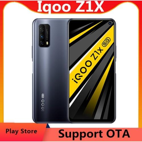 DHL Fast Delivery Vivo Iqoo Z1X 5G Cell Phone 6.57" 120HZ 48.0MP 33W Super Charger Face ID Fingerprint Snapdragon 765G OTA