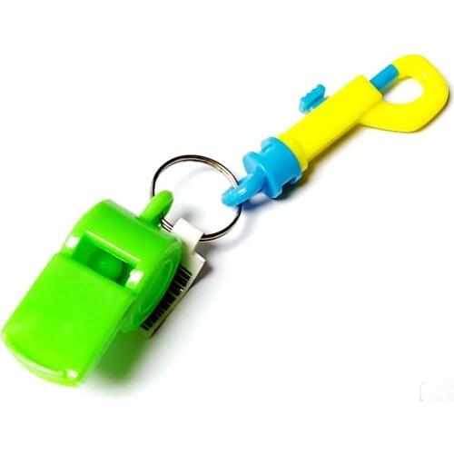 12pc Whistle with Plastic SWIVEL CLIP SNAP Hook TRIGGER Keychain key Birthday Party Favor Favour Gift Pinata Bag Filler Loot Gag