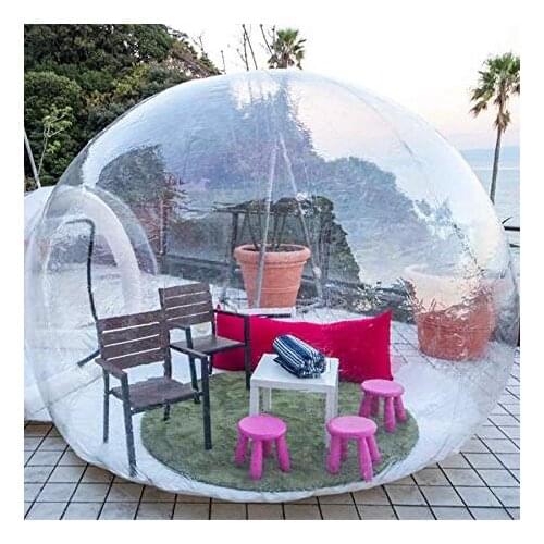 Outdoor Cheap Price Inflatable Bubble Dome Tent 3M Bubble Hotel With Blower Factory Direct Sale Transparent Bubble House Quality