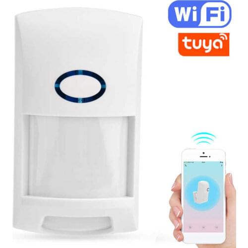 Wifi PIR Motion Detector Intelligent Infrared Alarm Sensor Anti-Theft 110 degree Wide Angle Detection for Tuya Home Security